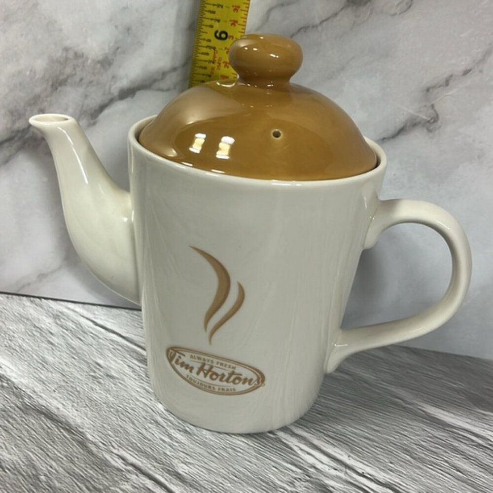 Vintage Tim Hortons Coffee / Tea Pot Carafe - Picture 7 of 8